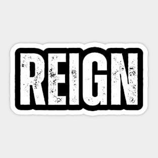 Reign Name Gift Birthday Holiday Anniversary Sticker